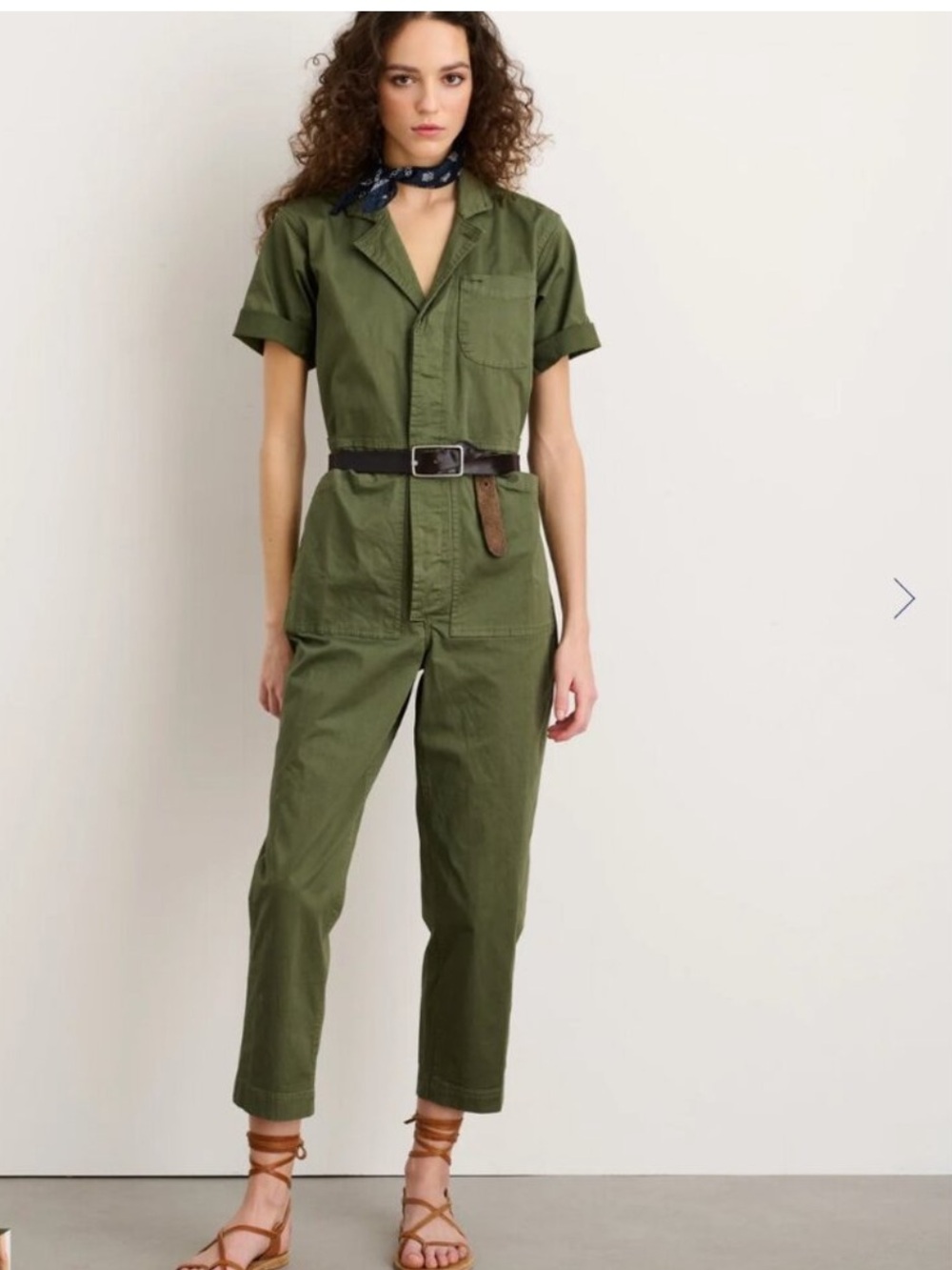 Alex Mill Olive Green Utility Jumpsuit Size Medium